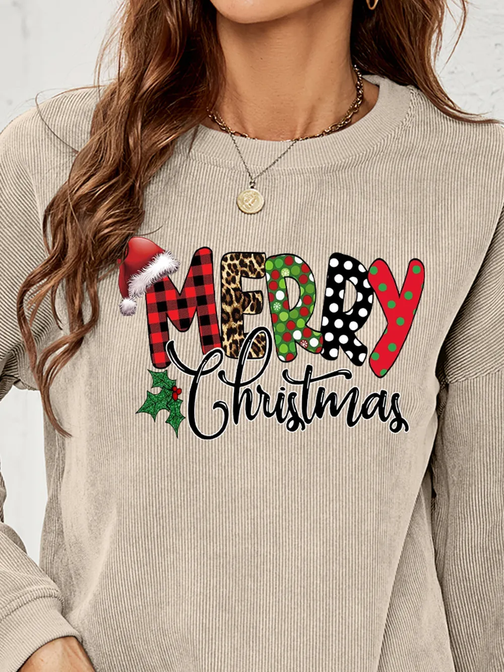 MERRY CHRISTMAS Graphic Sweatshirt, image 6