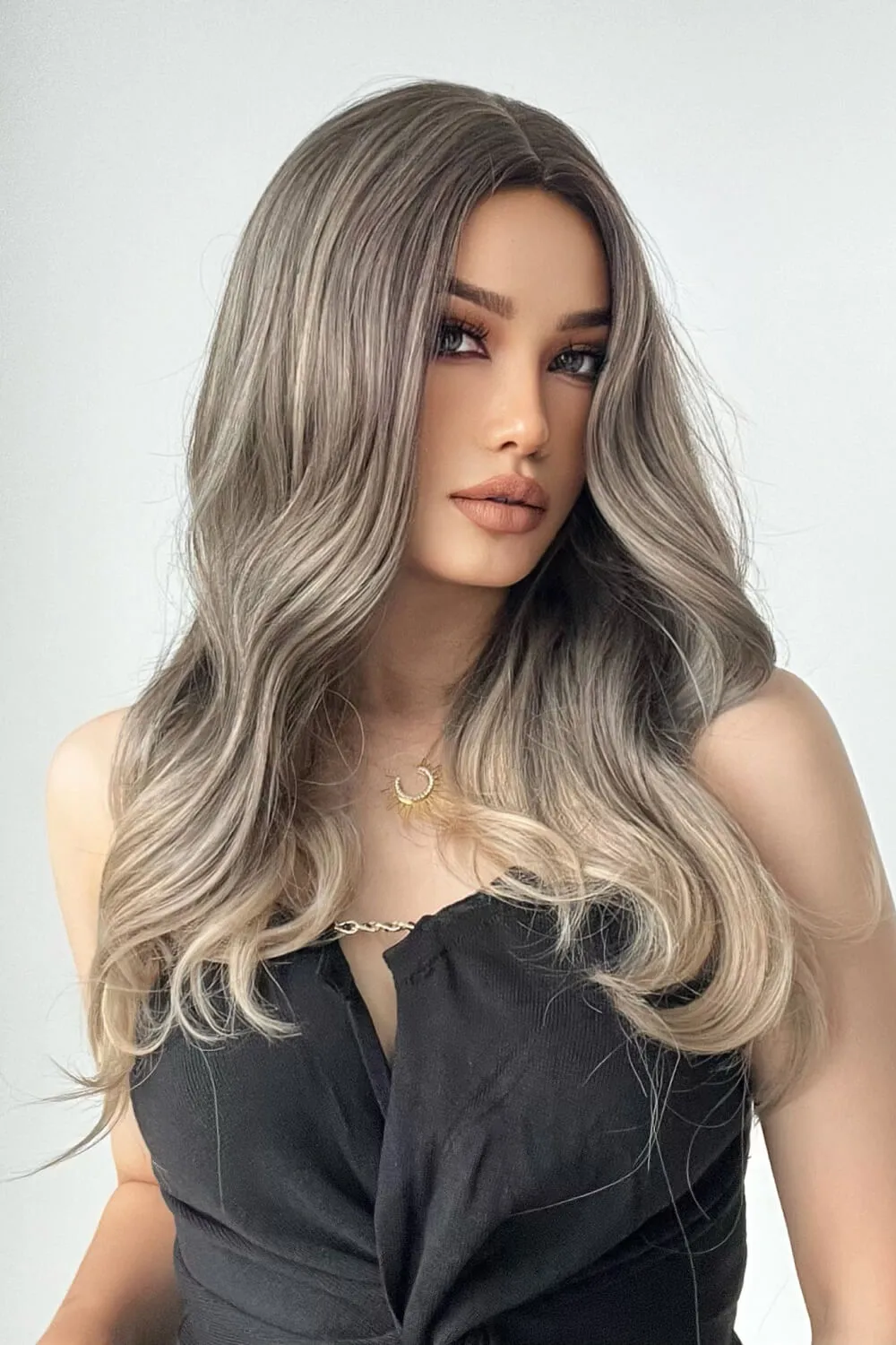 13*1" Full-Machine Wigs Synthetic Long Straight 24", image 11