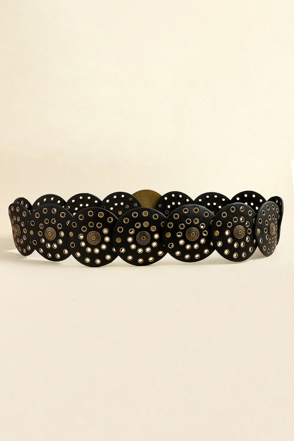 Vintage PU Leather Wide Belt, image 5