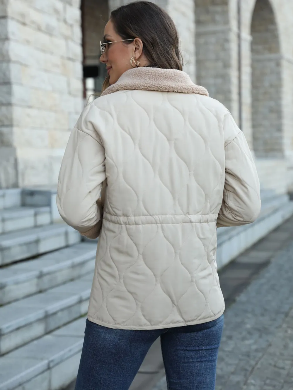 Snap Down Collared Jacket, image 2