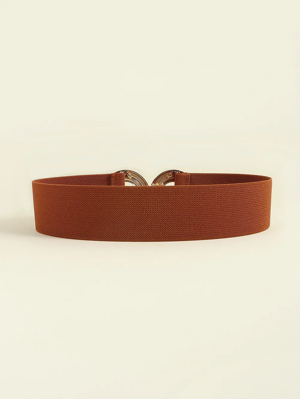 Geometric Buckle Elastic Wide Belt, image 7
