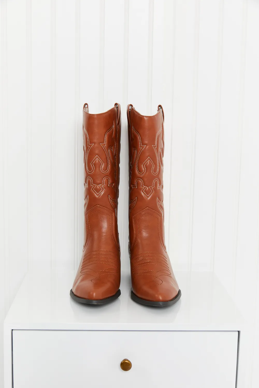 Countryside Lane Mid-Calf Embroidered Cowboy Boots, image 3