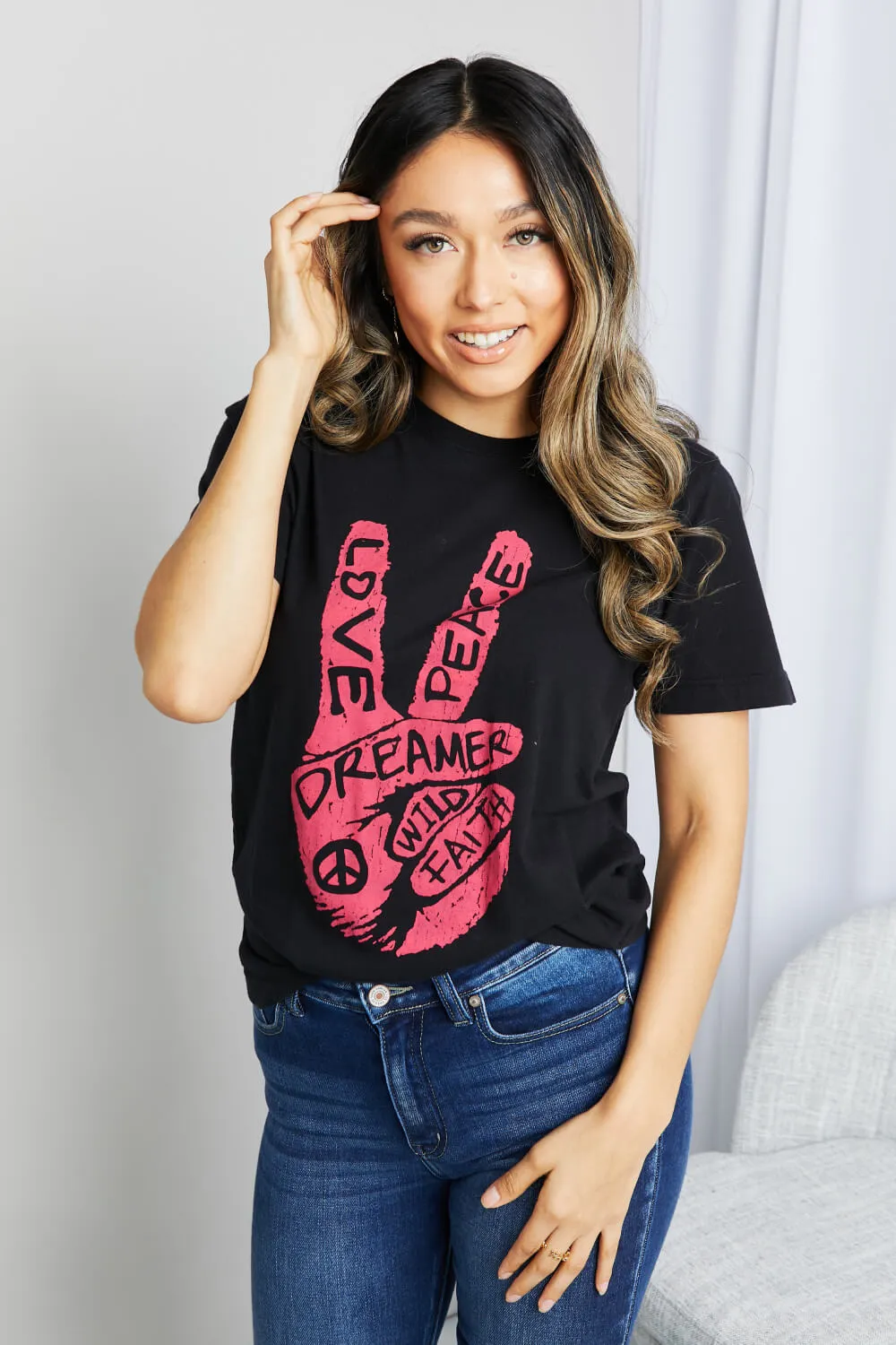 Full Size Graphic Tunic T-Shirt, image 7