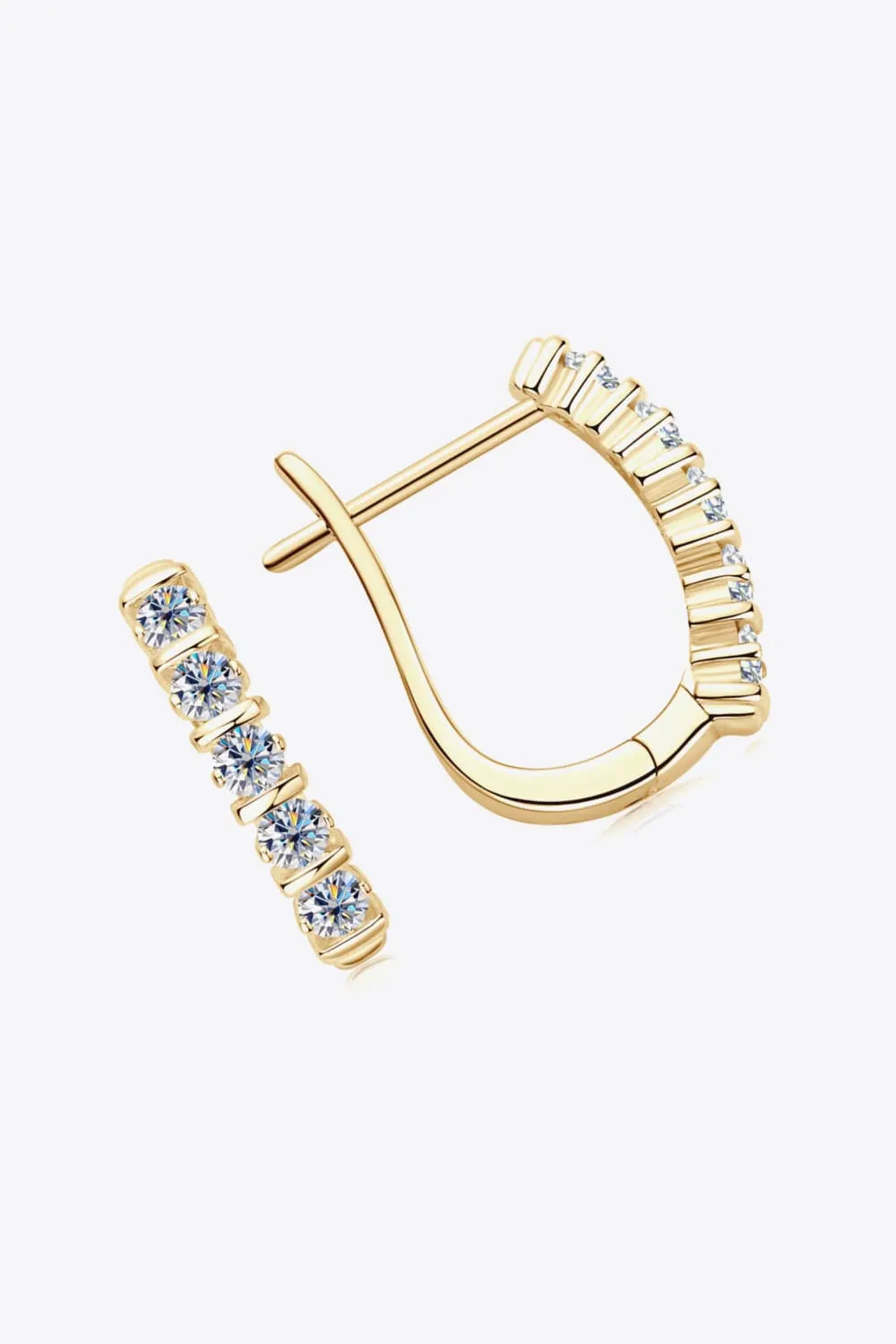 Moissanite 925 Sterling Silver Earrings, image 4