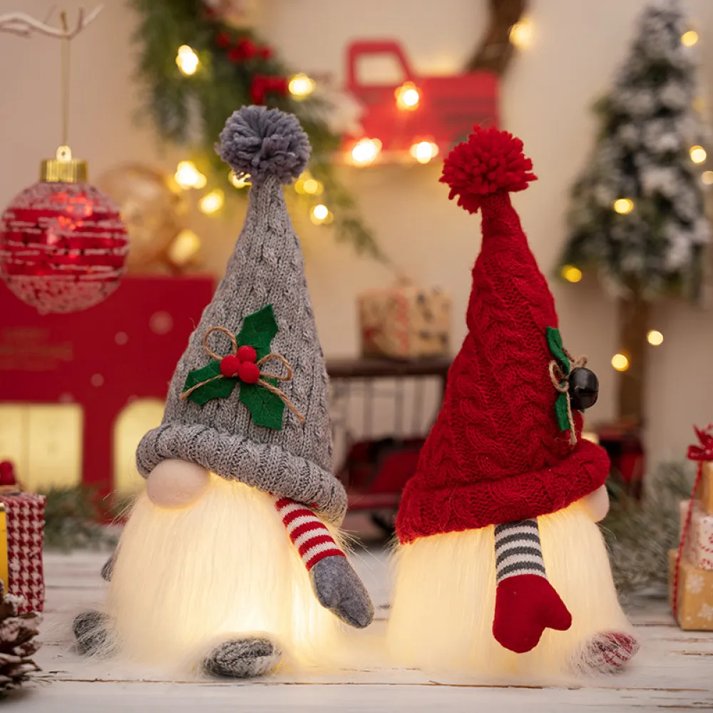 Light-Up Short Leg Faceless Gnome, image 5