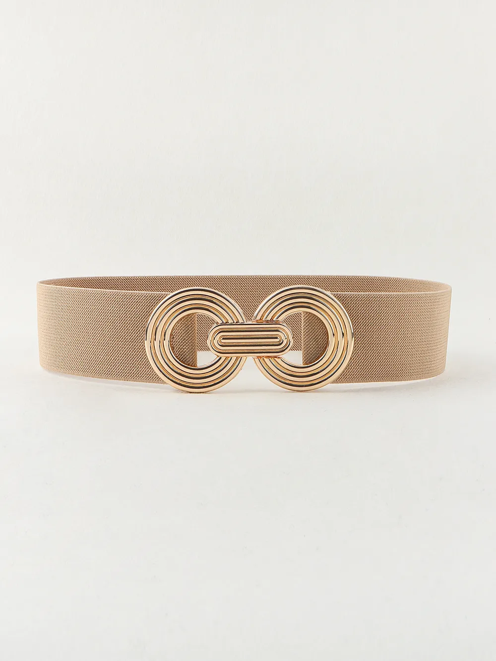 Geometric Buckle Elastic Wide Belt, image 8