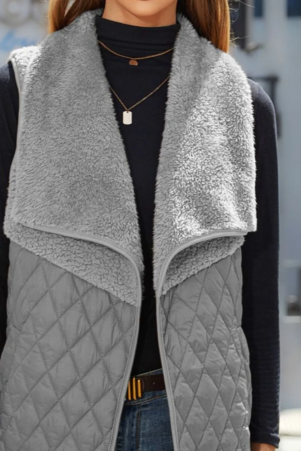 Open Front Collared Vest, image 11