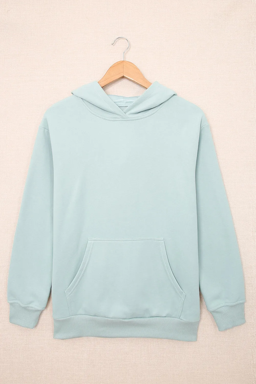 Dropped Shoulder Kangaroo Pocket Hoodie, image 5