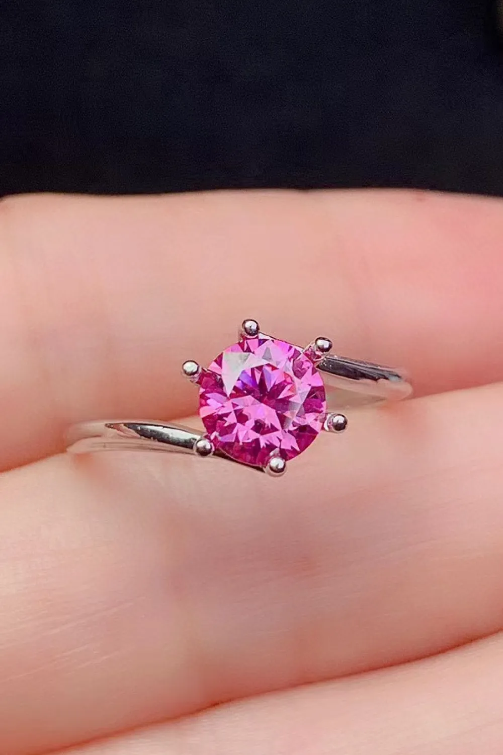 Can't Stop Your Shine 1 Carat Moissanite Ring, image 3