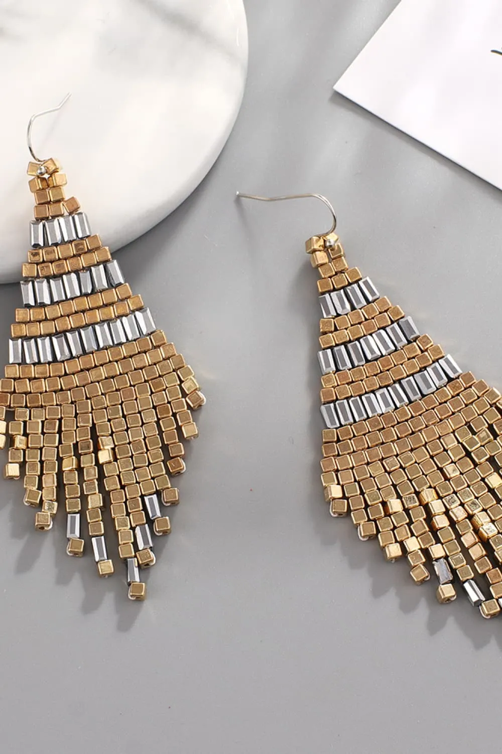 Beaded Dangle Earrings, image 4