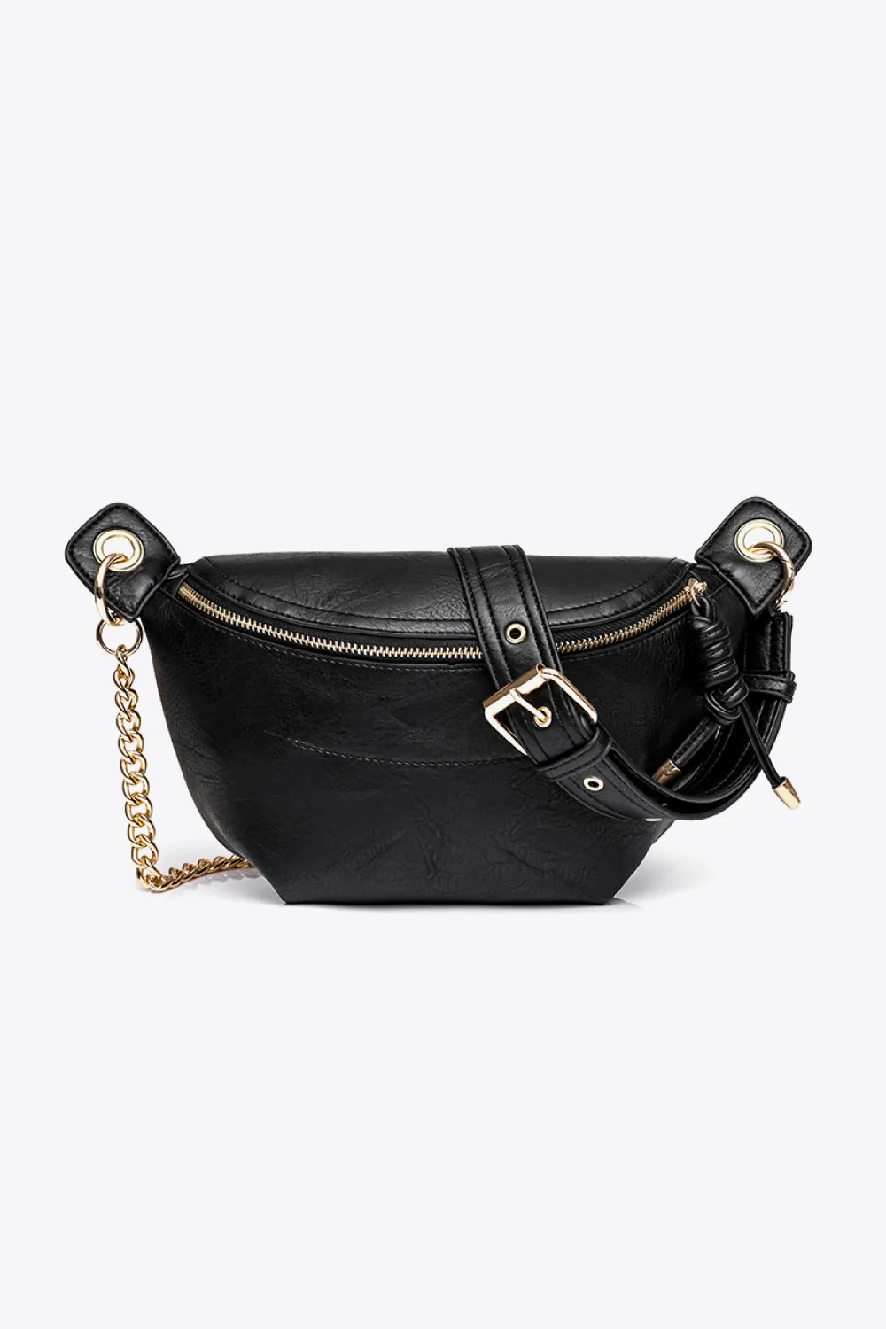 PU Leather Chain Strap Crossbody Bag, image 2