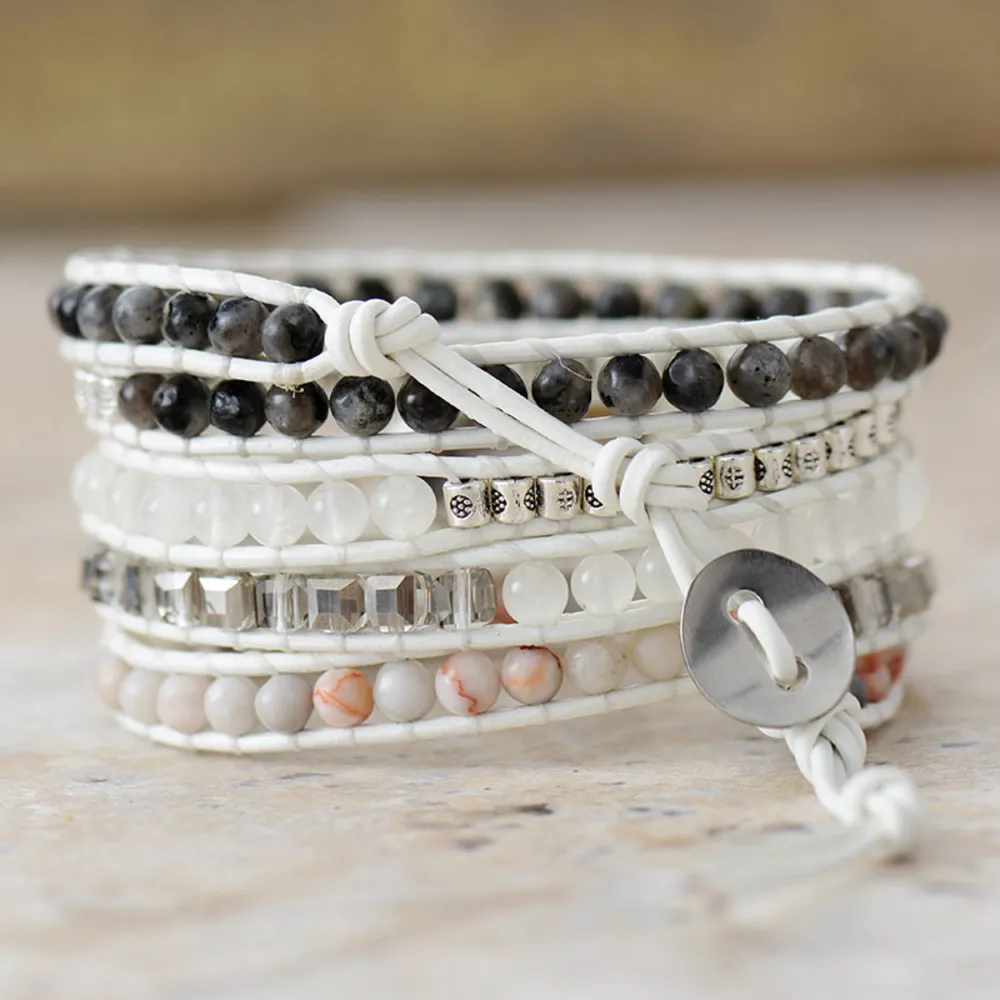 Natural Stone Layered Bracelet, image 2