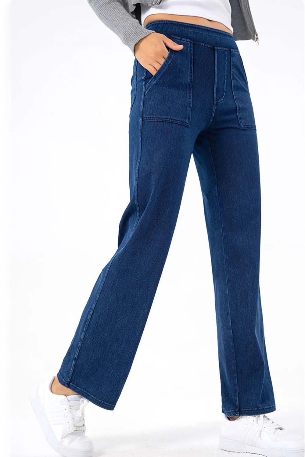 Pocketed Long Jeans, image 6