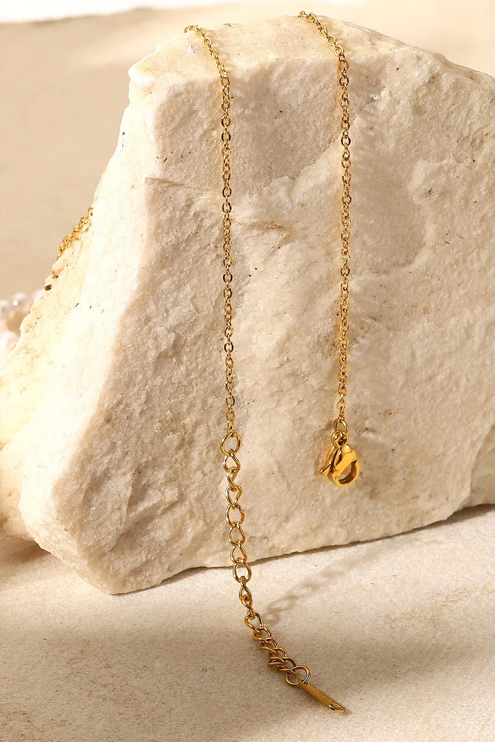 Pearl Hoop Link Pendant Necklace, image 6