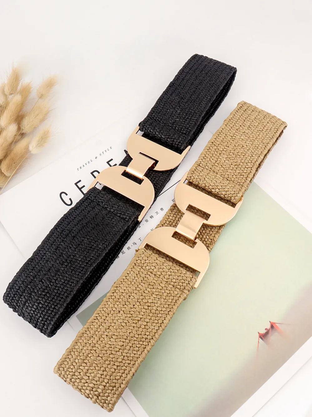 Alloy Buckle Elastic Belt, image 13