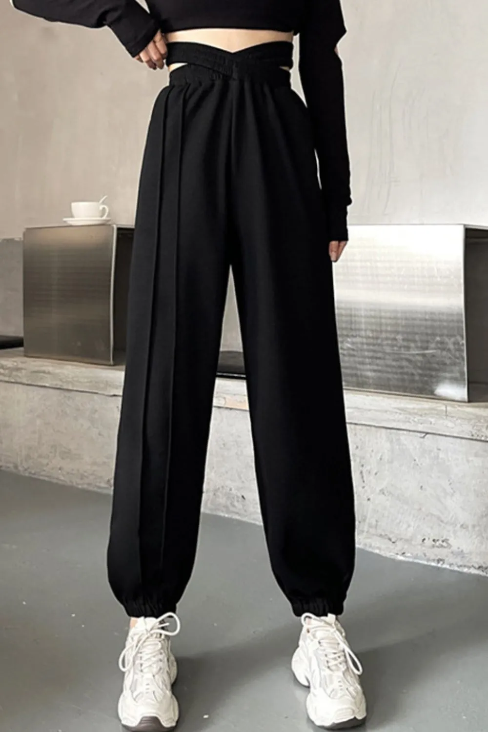 Crisscross Long Sweatpants, image 3