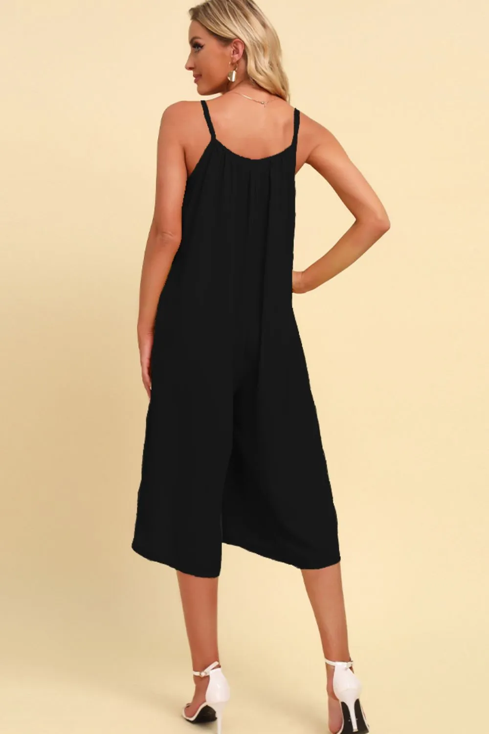 Spaghetti Strap Scoop Neck Jumpsuit, image 4