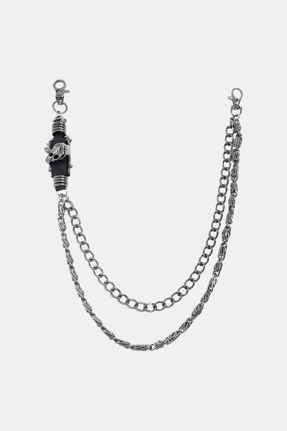 Double Layer Alloy Chain Belt, image 2