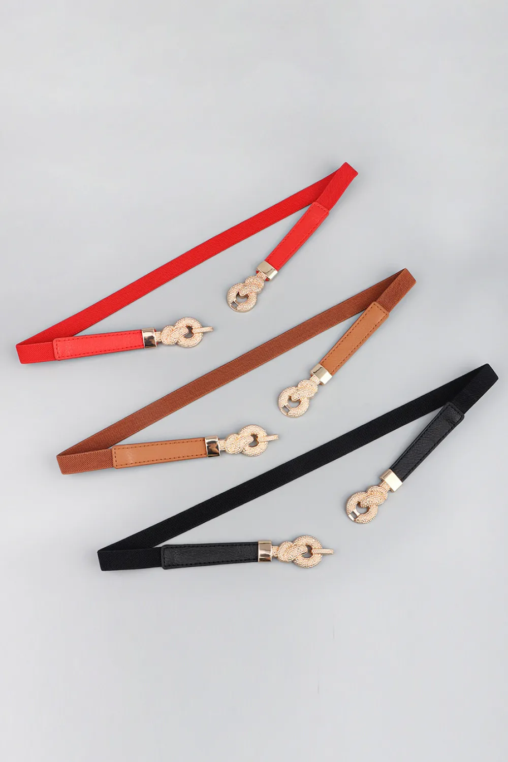Zinc Alloy Buckle PU Leather Belt, image 3