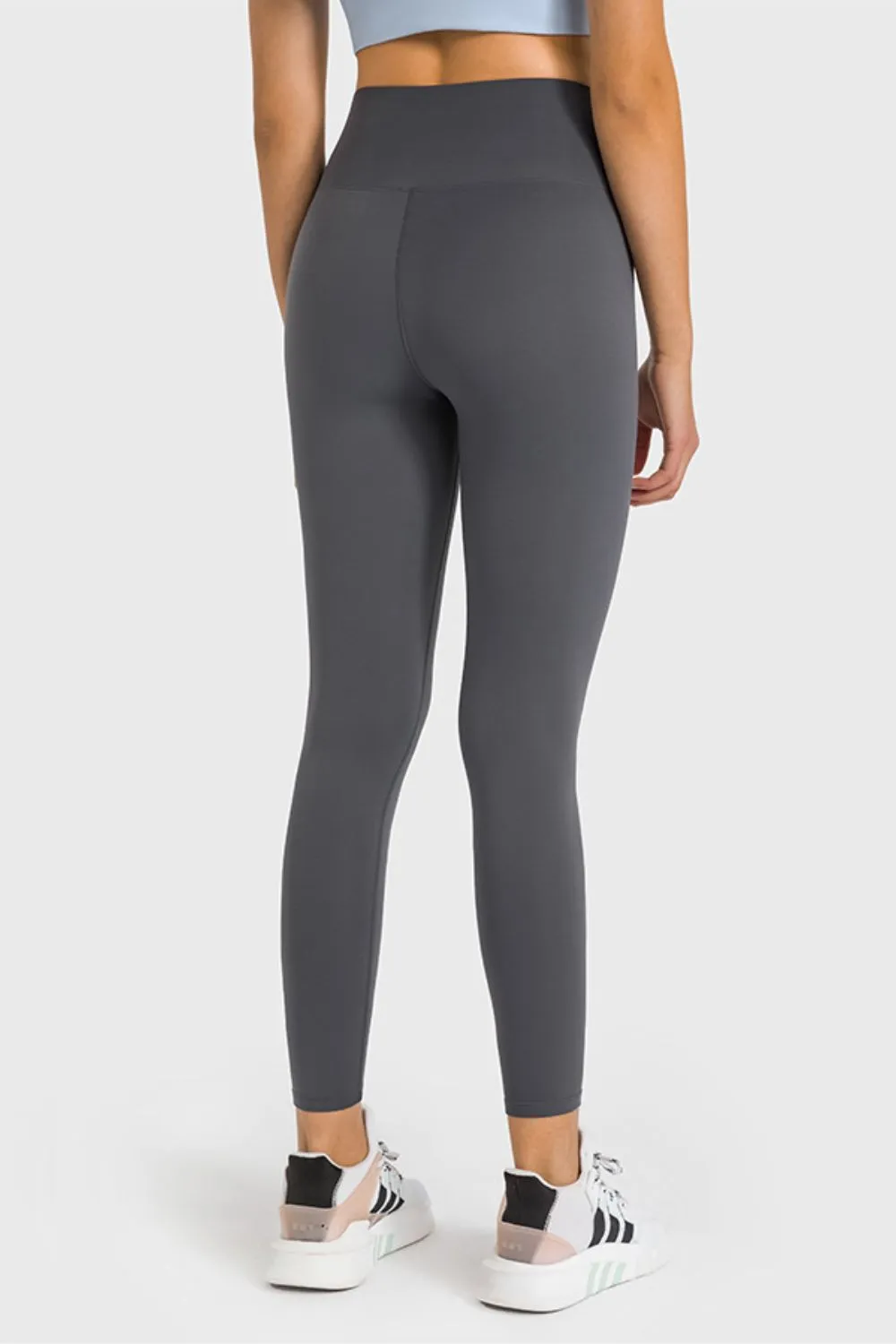 High Waist Ankle-Length Yoga Leggings, image 7