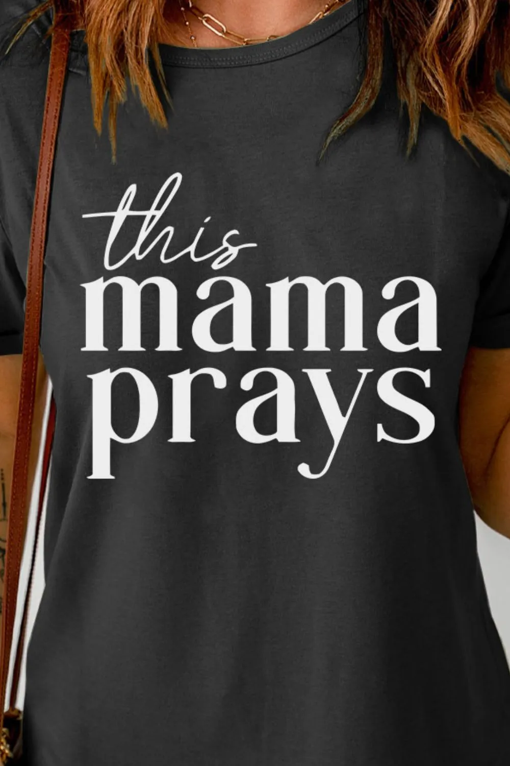 THIS MAMA PRAYS Graphic Tee, image 3