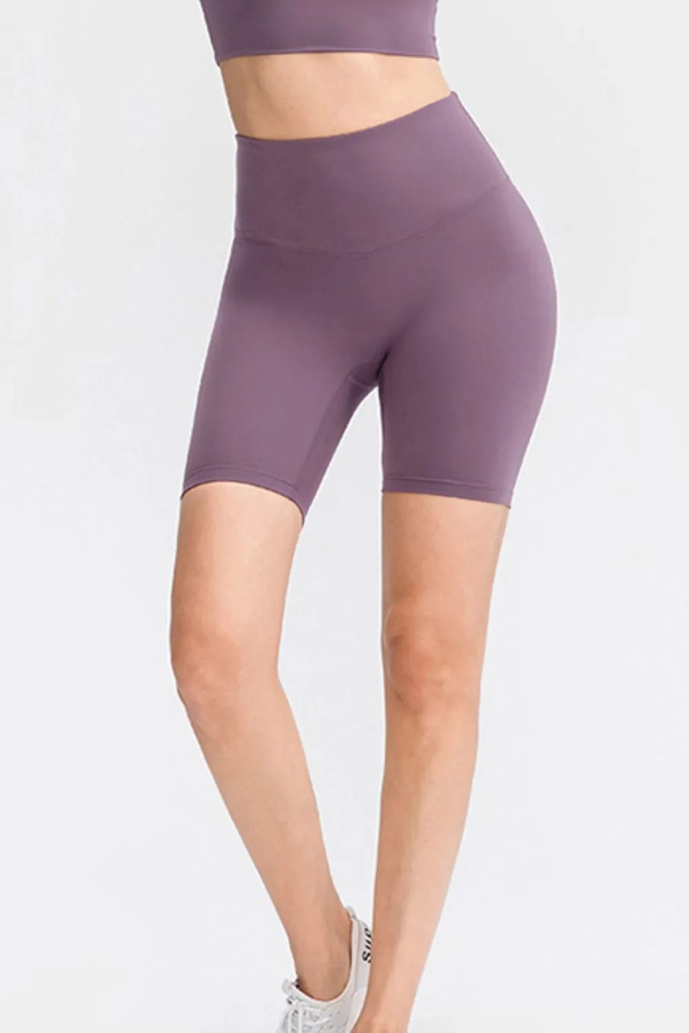Slim Fit Wide Waistband Sports Shorts, image 2