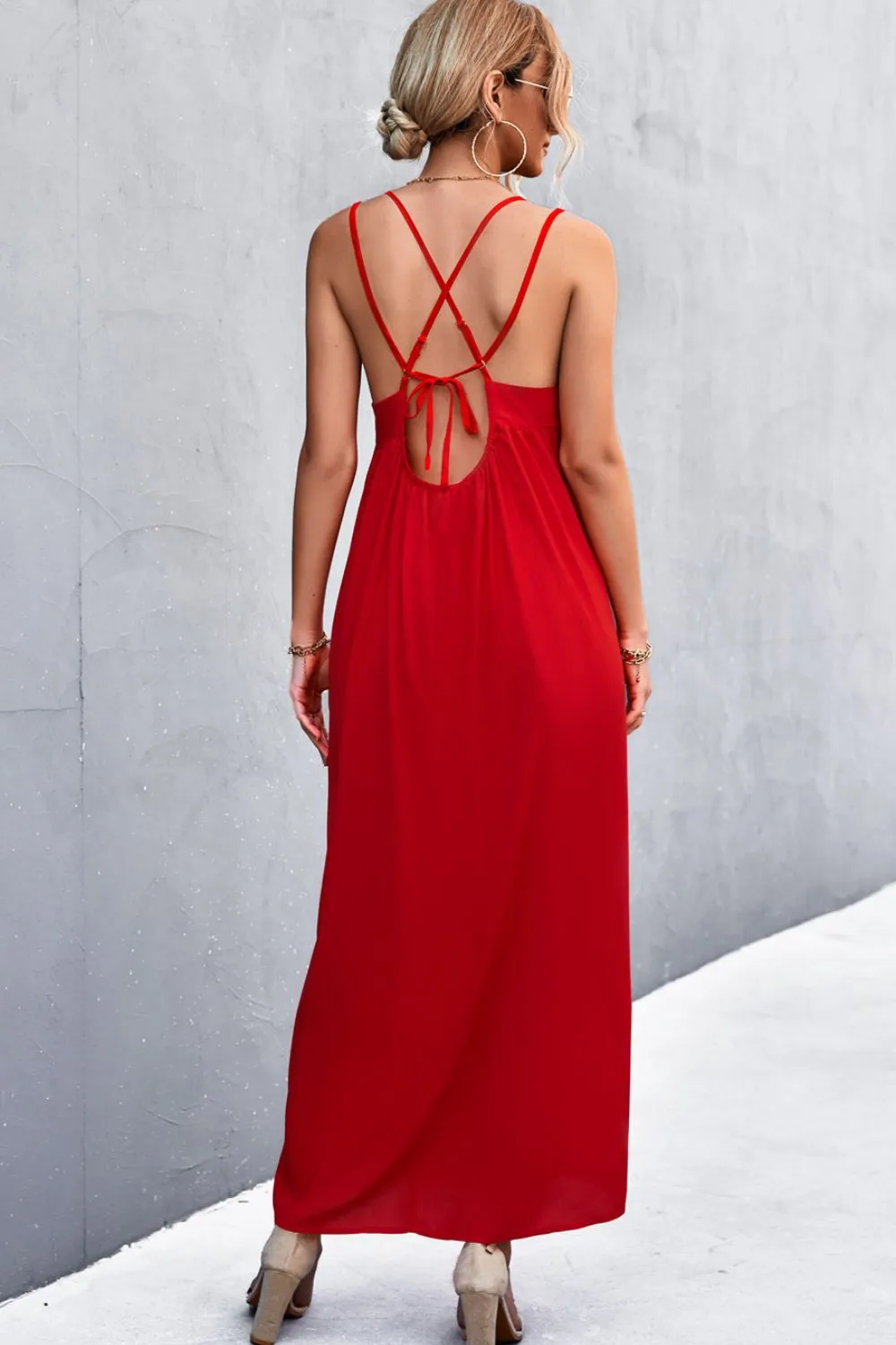 Double Strap Tie Back Dress, image 6