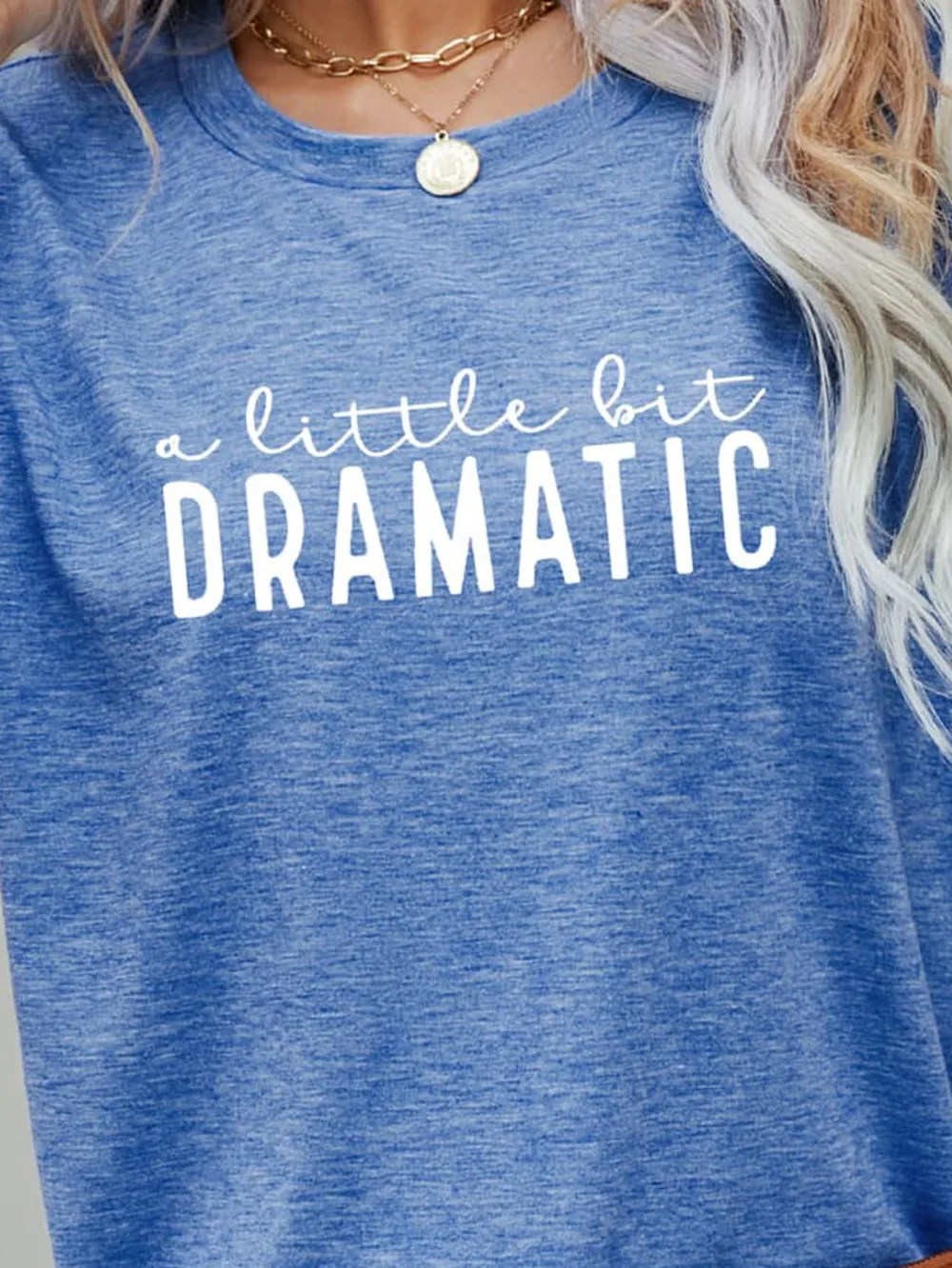 A LITTLE BIT DRAMATIC Graphic Tee, image 4