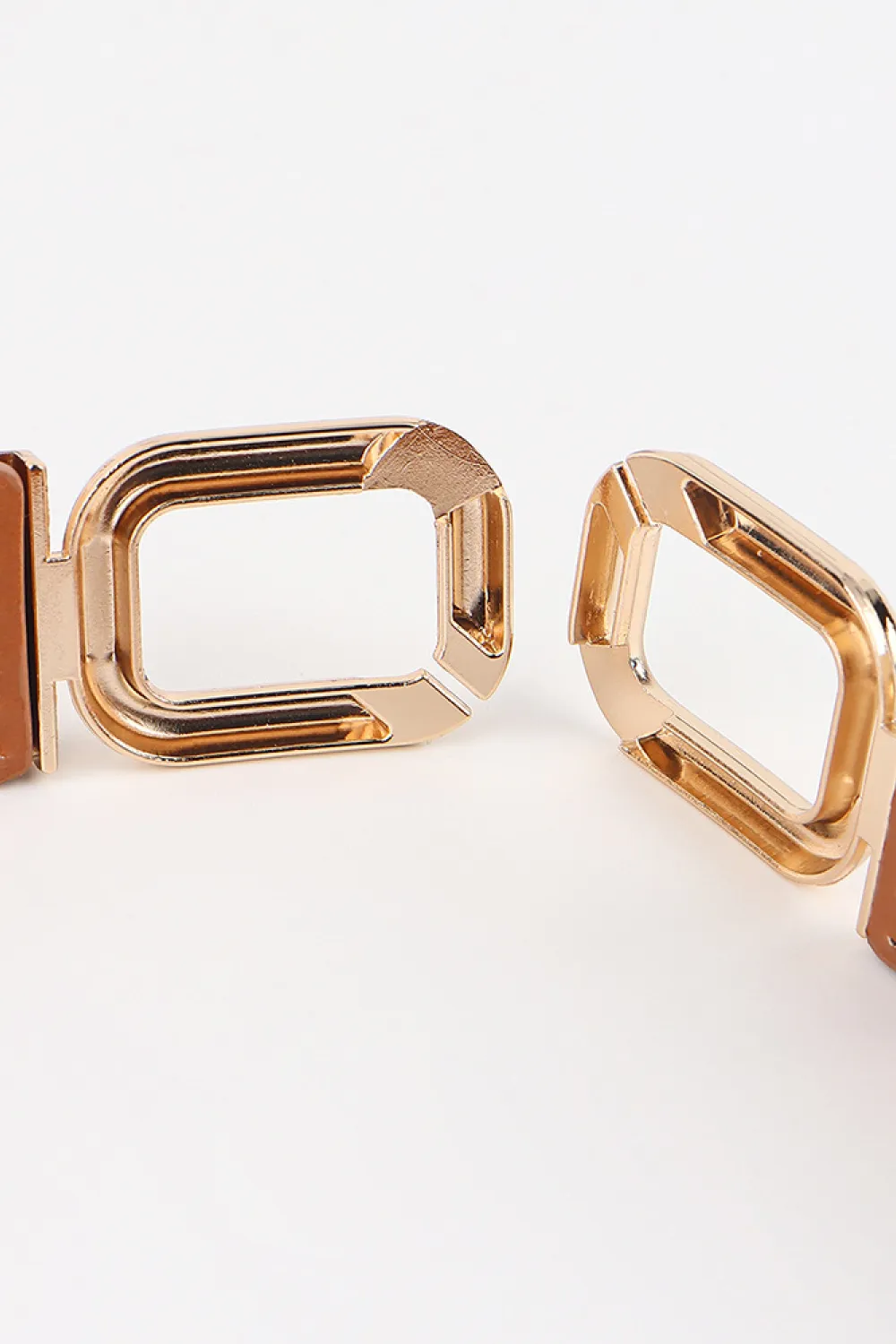 Geometric Double Buckle Elastic Belt, image 4