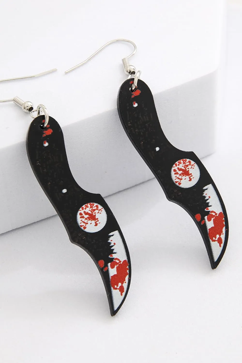 Bloody Horror Drop Earrings, image 4