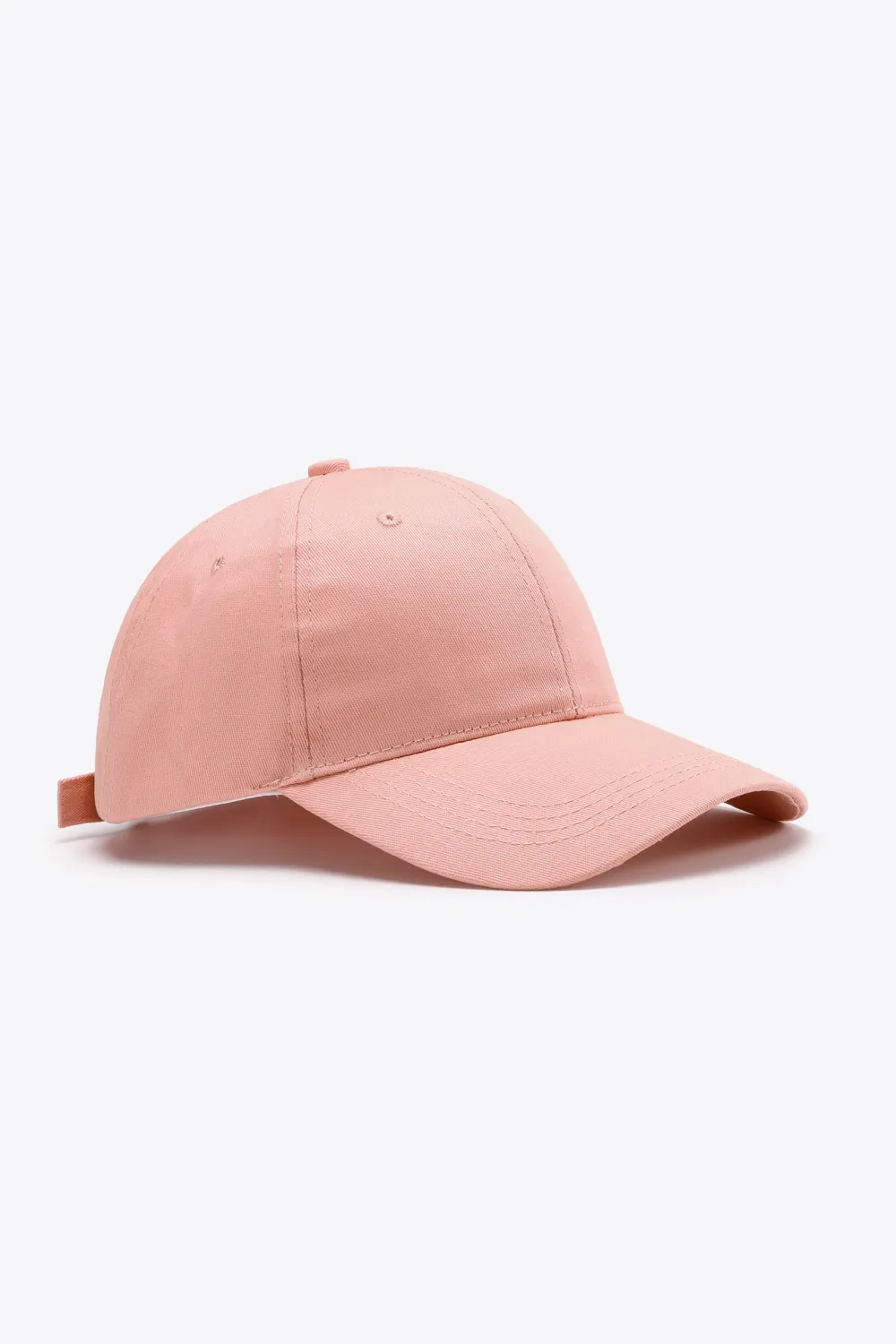Plain Adjustable Cotton Baseball Cap, image 7