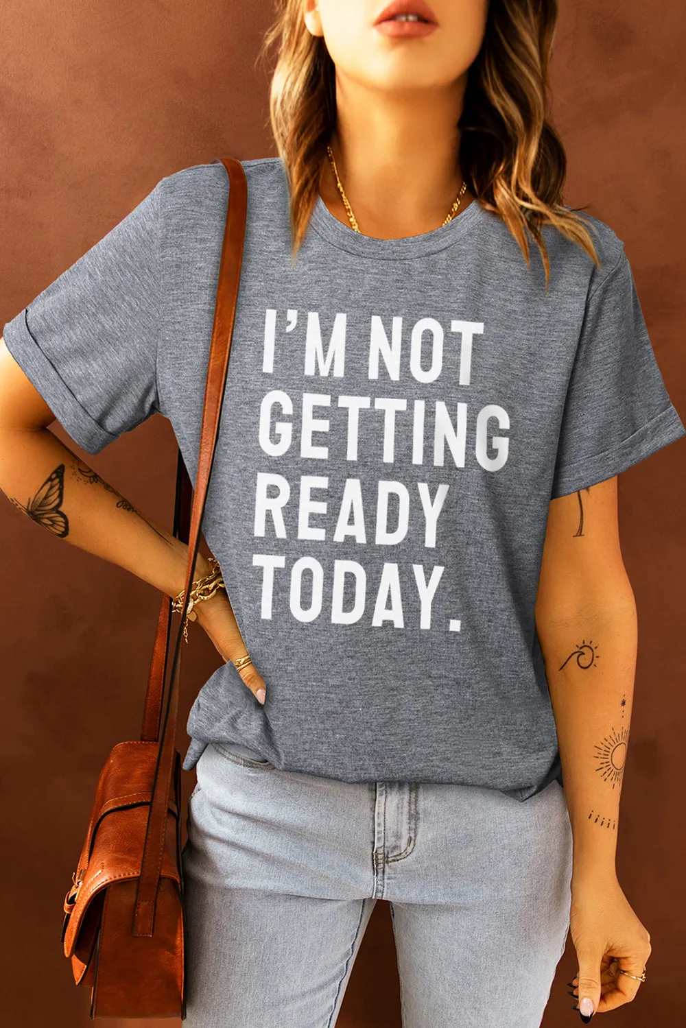 I'M NOT GETTING READY TODAY Graphic Tee, image 2