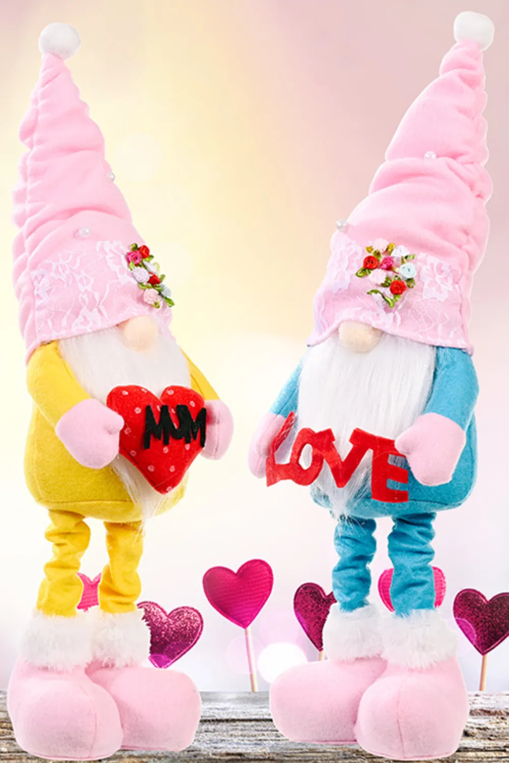 Mother's Day Pearl Decor Faceless Gnome, image 9