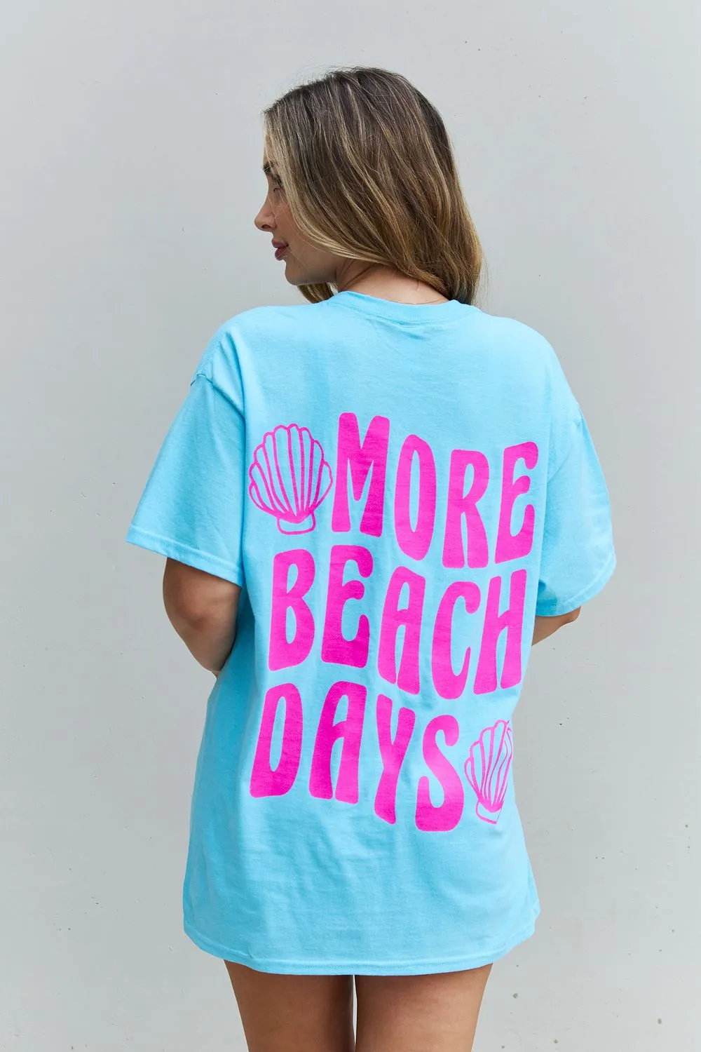 "More Beach Days" Oversized Graphic T-Shirt, image 4