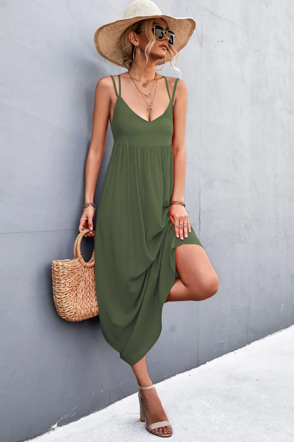 Double Strap Tie Back Dress, image 7