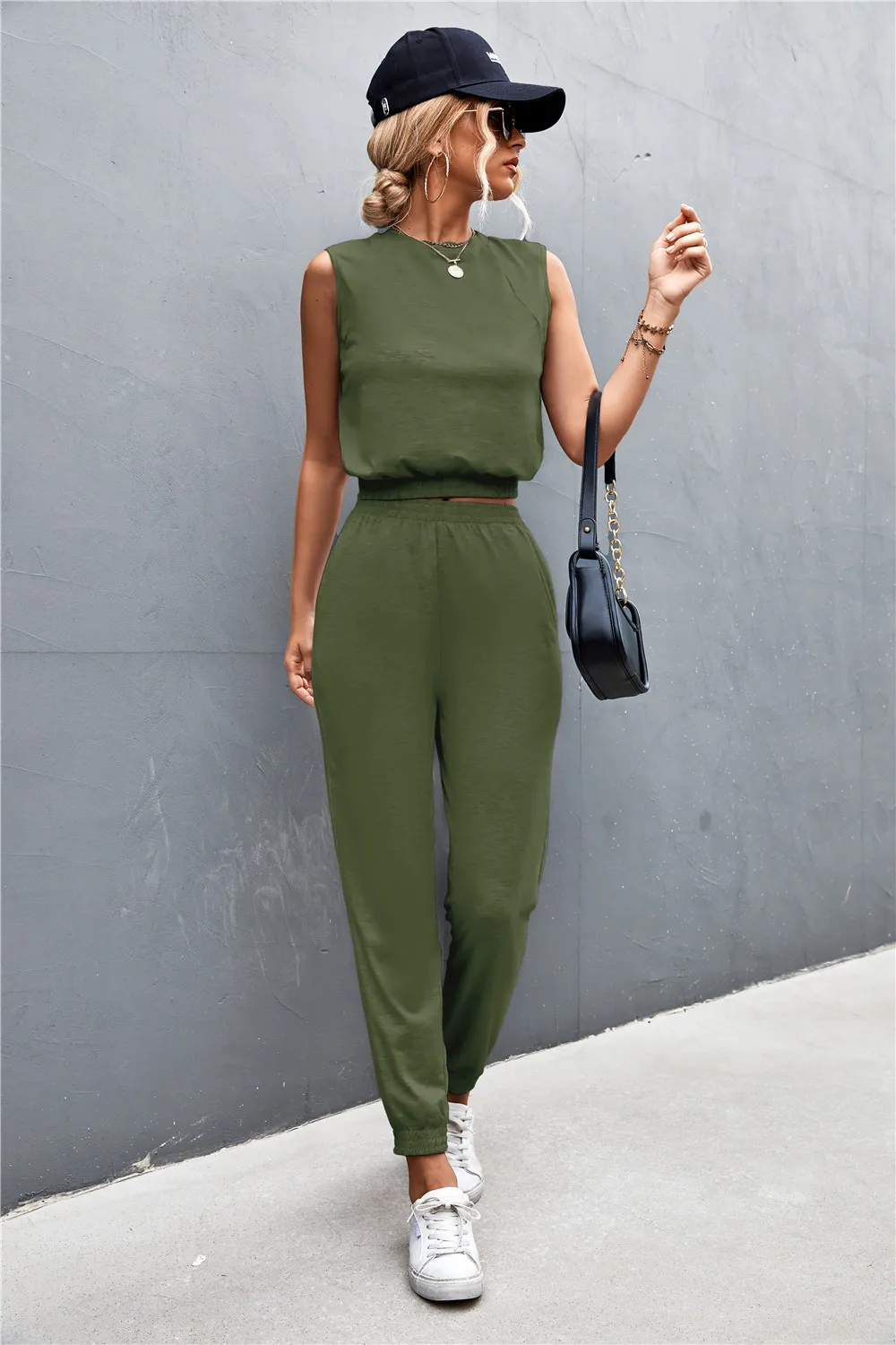 Sleeveless Top and Joggers Set, image 7