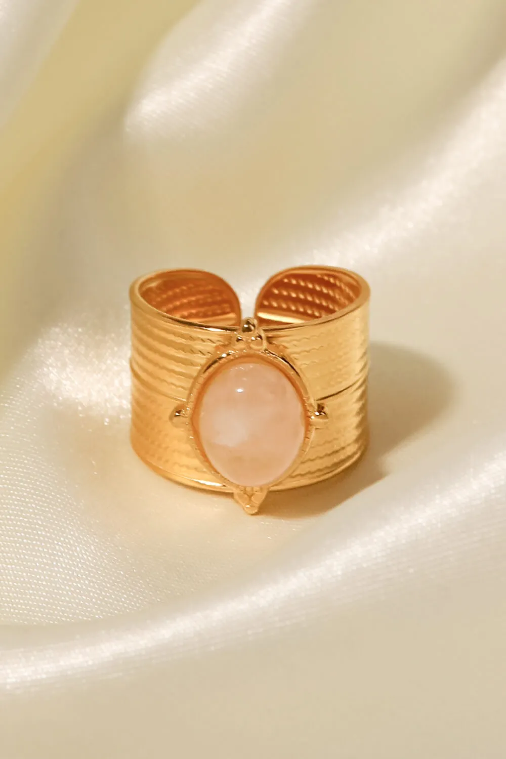 18K Gold-Plated Wide Open Ring, image 6