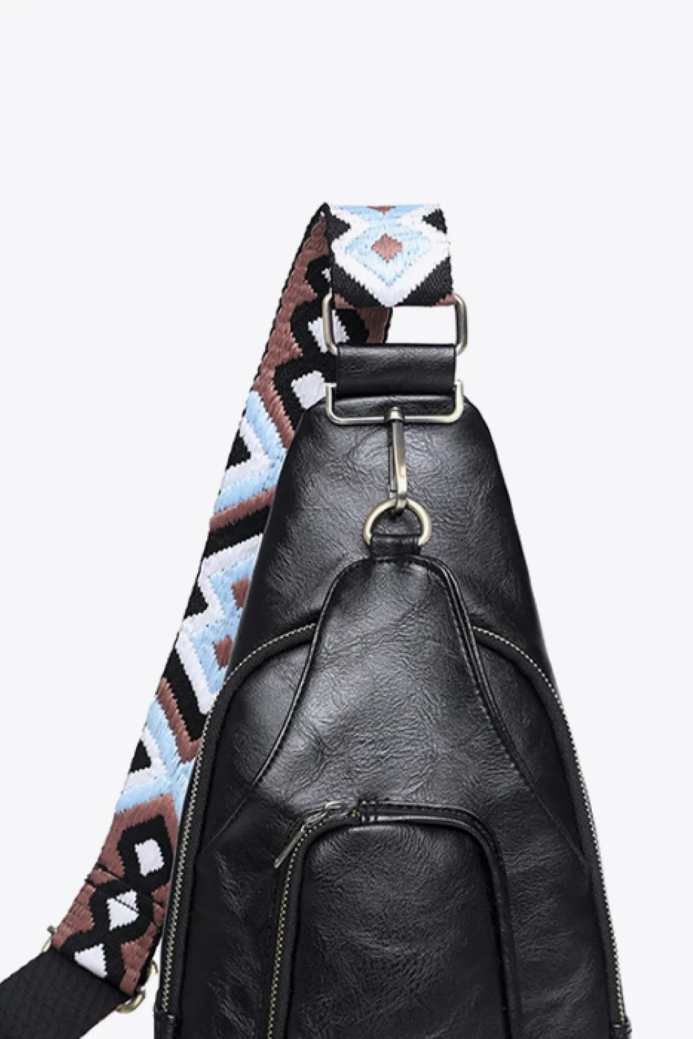 Take A Trip PU Leather Sling Bag, image 22