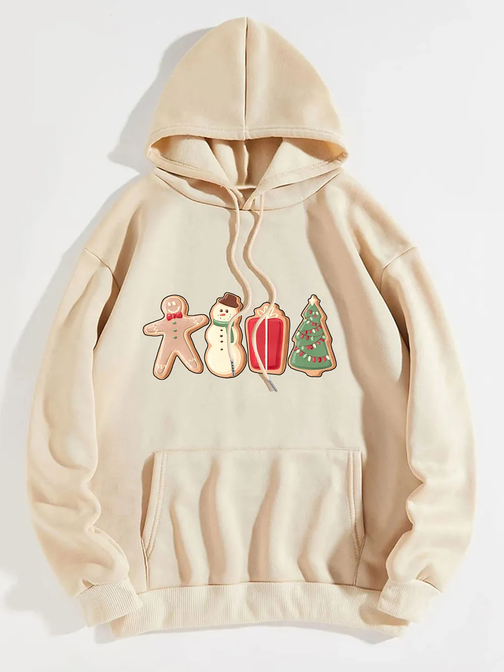 Graphic Drawstring Hoodie with Pocket, image 10