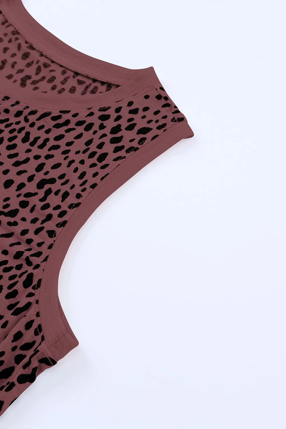 Printed Round Neck Tank Top, image 5