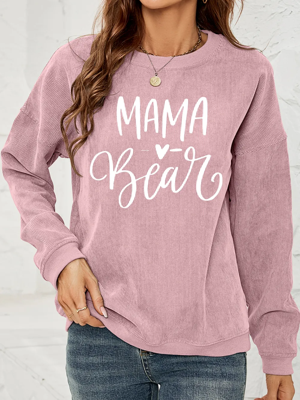 MAMA Graphic Round Neck Sweatshirt, image 11