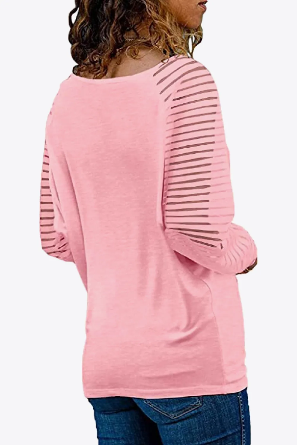V-Neck Long Raglan Sleeve Top, image 9