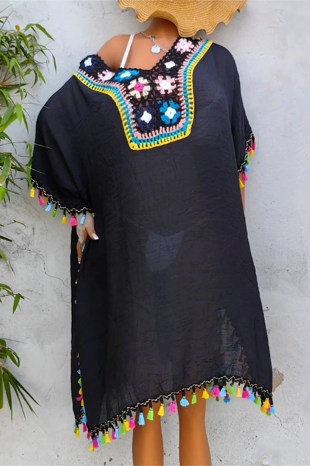 Tassel Detail Embroidery Dress, image 5