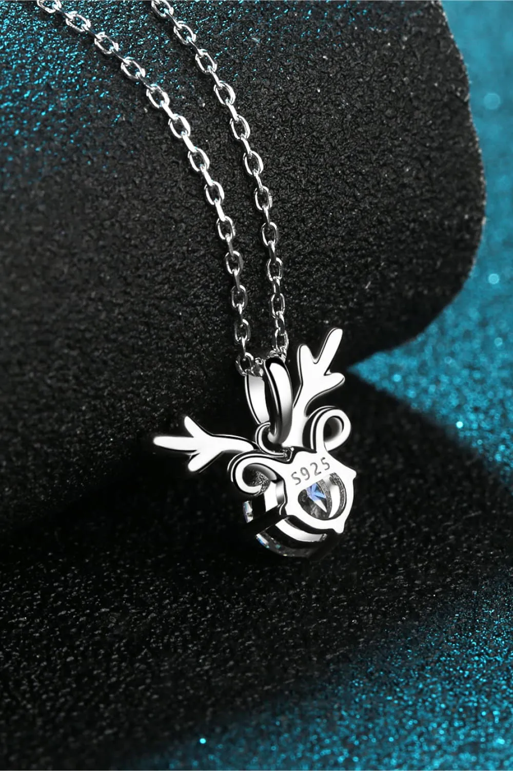 1 Carat Moissanite 925 Sterling Silver Necklace, image 4