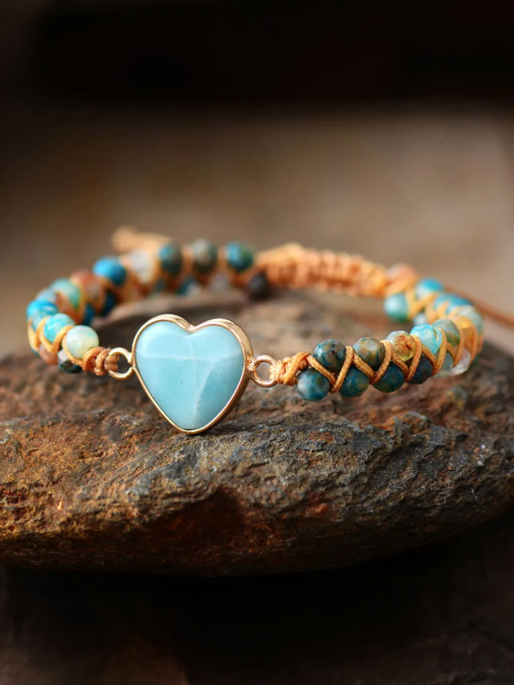 Heart Shape Beaded Bracelet, image 2