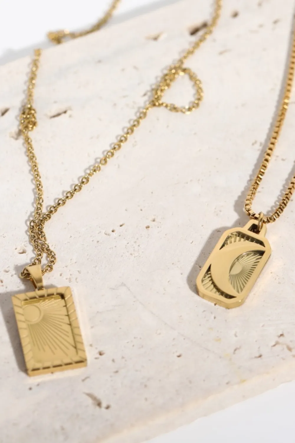 Stainless Steel 18K Gold-Plated Necklace, image 9