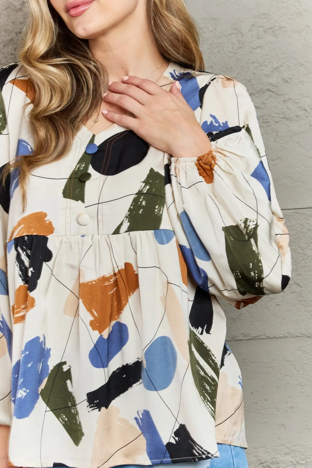 Wishful Thinking Multi Colored Printed Blouse, image 4