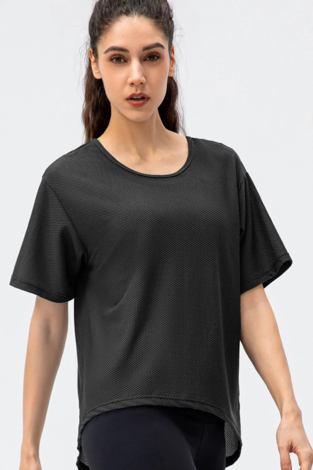 Round Neck Short Sleeve Active Tee, image 5