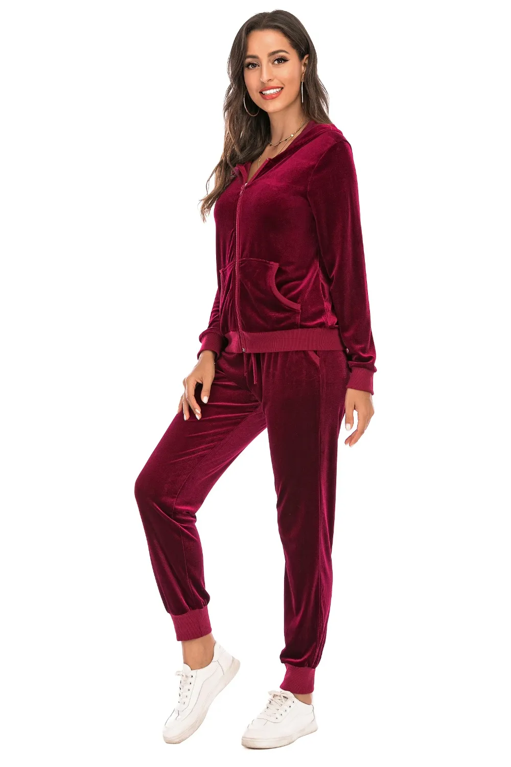 Zip-Up Hooded Jacket and Pants Set, image 15
