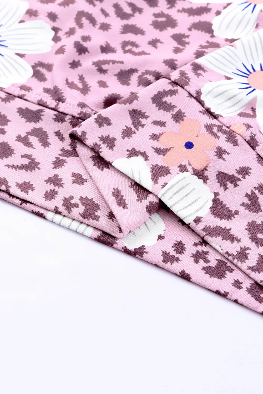Printed Side Slit Round Neck Tank, image 8